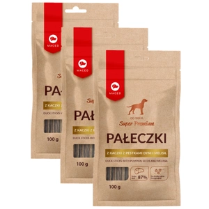 MACED Batoane de rata cu seminte de dovleac si balsam de lamaie 3x100g