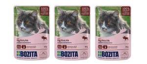 BOZITA Bucati in jeleu cu elan 3x85g