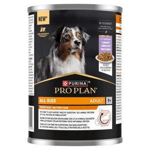 PRO PLAN Hrană pentru câini adulți, bogată în curcan, în gelatină, 400 g