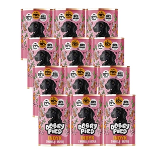 Dobry Pies Curcan cu caise și busuioc 12x400g