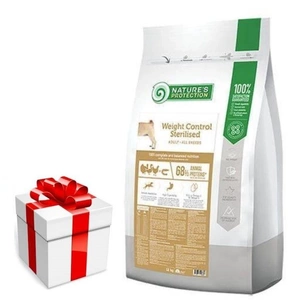 Nature’s Protection Controlul greutății Păsări sterilizate și krill 12 kg + SURPRIZĂ PENTRU CÂINELE TĂU