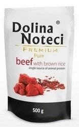 Dolina Noteci Premium Pure Carne de vită cu orez brun 500g
