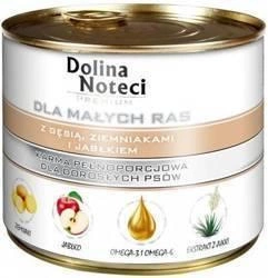 Dolina Noteci Premium Pentru câini de talie mică cu gâscă, cartofi și mere 185g
