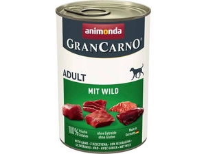 ANIMONDA GranCarno Adult Dog aromă: Carne de vânat 400 g