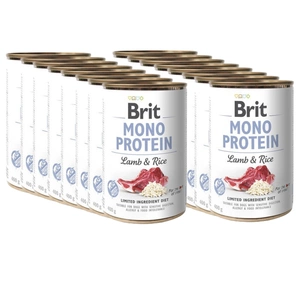 Brit Mono Protein cu miel și orez 18x400g