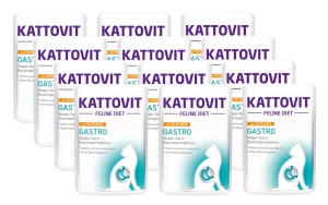 Kattovit Gastro curcan Gastro 12x85g pliculeț de 85g