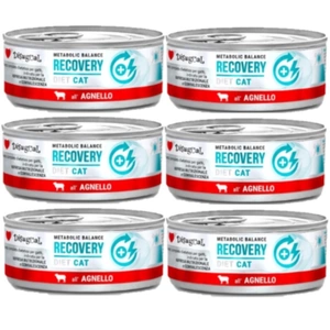 Disugual Hrană umedă pentru pisici Veterinary RECOVERY Miel (adult) 6x85g