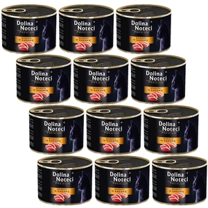 Dolina Noteci Premium pentru pisici, bogată în carne de rață, 12x185g