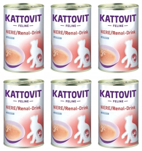 Kattovit Drink Kidney/Renal kaczka 6x135ml