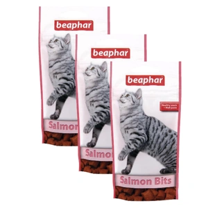 SALMON BITS 3x35G - recompensă cu aromă de somon și pastă de malț pentru pisici