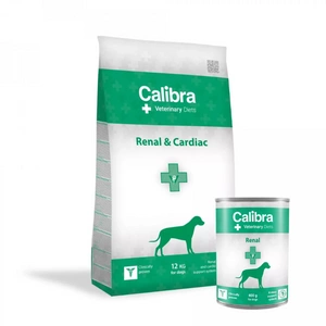 Calibra Veterinary Diets Dog Renal Cardiac 12kg + Calibra Veterinary Renal 400g