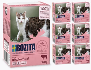 BOZITA Pisica Carne de vită în sos 6x370g