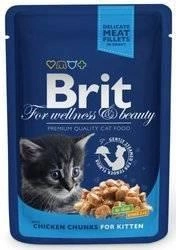 Brit Premium Kitten cu pui în sos 100g