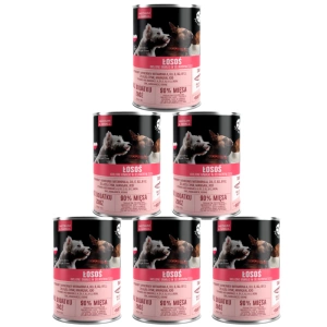 PetRepublic bucăți în sos cu somon 6x400g pentru câini