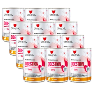 Disugual Hrană umedă pentru câini Veterinary DIGESTION Curcan (adult) 12x400g