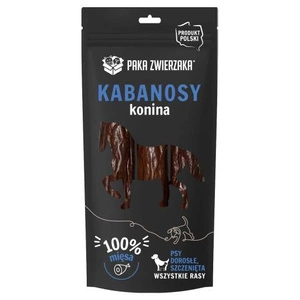 PACHET PET - 3 cârnați kabanos din carne de cal (80 g)