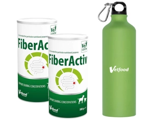 VETFOOD FIBERActiv 2x500g+VETFOOD- Bidon GRATIS!!!