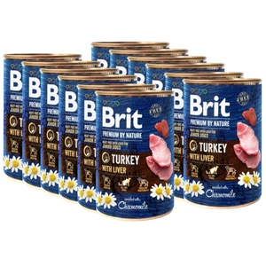 Brit Premium by Nature Junior Turkey With Liver 12xx400g