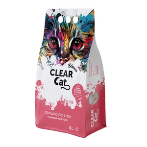 Clear Cat Blanco Blanco Baby Powder nisip de bentonită 5l