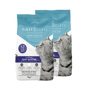 First Class Joint Booster 2x1,5 kg – hrană uscată pentru pisici, cu o singură sursă de proteine, cu aromă de pui
