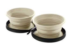 Boluri din silicon HUNTER într-o cutie, bej, 2x750 ml