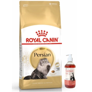 ROYAL CANIN Persian Adult 10 kg hrană uscată pentru pisici persane adulte + LAB V Ulei de somon pentru câini și pisici 500 ml
