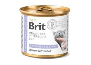 Brit Grain Free Veterinary Diet Cat Gastrointestinal Somon și mazăre 200 g