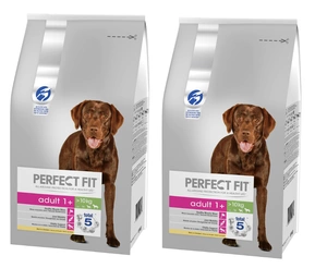 Perfect Fit™ - hrană uscată completă pentru câini adulți de talie medie și mare, bogată în pui 2x6kg