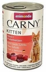 Animonda Cat Carny Kitten Beef + Inimi de curcan 400g