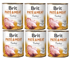 Brit Pate & Meat Turkey 6x800g