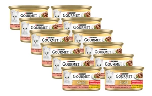 Purina Gourmet Gold somon/pui in sos 12x85g