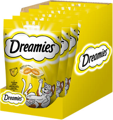 DREAMIES Cheese Snack pentru pisici 6x60g