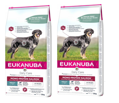 Eukanuba Daily Care Adult Mono-proteic Somon 2x12kg