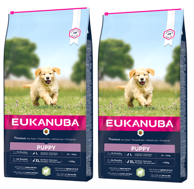 Eukanuba Puppy&Junior Lamb&Rice Large Breeds 2x12kg