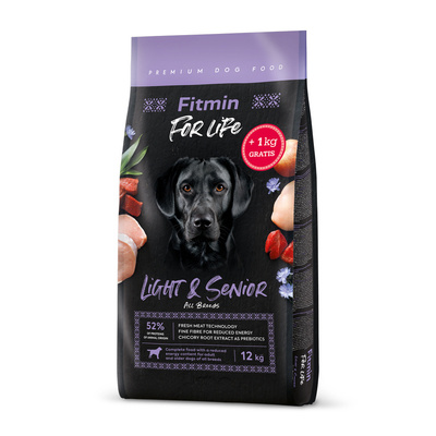 FITMIN For Life Light & Senior 12+1kg