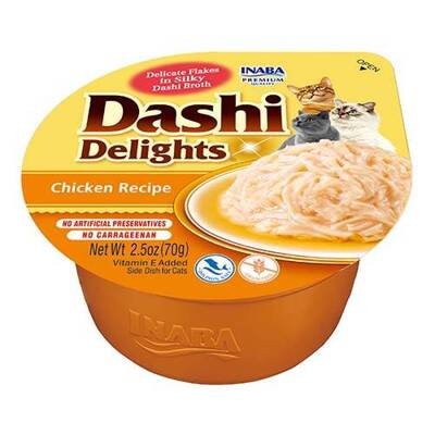 Inaba DASHI hrană complementară pentru pisici - bulion cu aromă de pui 70 g