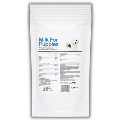 LAB-V Milk For Puppies - înlocuitor de lapte pentru căței 200g
