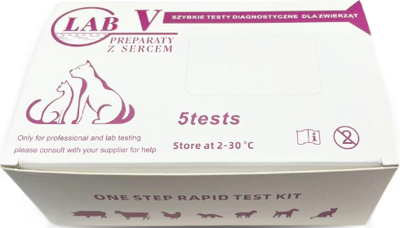 Lab-V Toxoplasmoză IgG/IgM Ab Test rapid pentru pisici