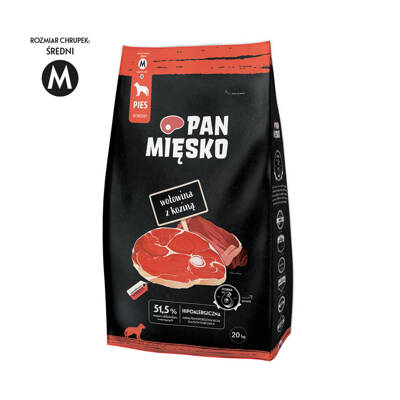 MUTMEAT Carne de vită cu capră M 20kg