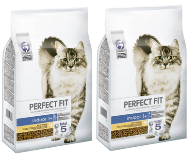 Perfect Fit™ - hrană uscată completă pentru pisici adulte neexpuse, bogată în pui 2x7kg