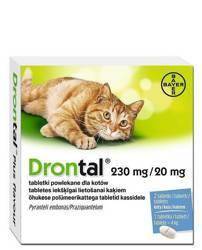 Vetoquinol Bayer Drontal Tablete de viermi pentru pisici 2pc.