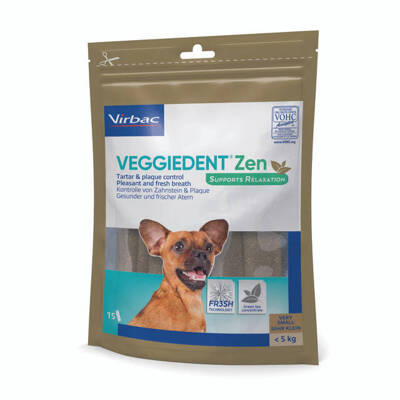 Virbac Veggiedent Zen Fresh Bite XS (<5kg) 15 buc